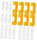 GRADENEVE 2 Sets Glas Reparatur Set Auto Clips Verschlüsse Form Clip Für Auto Formteile Ersatz Clips Auto Seiten Befestigungen Auto Formteil Reparatur Set Auto Seiten Clips Auto
