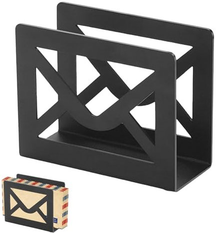 LUHOCIY Porte Revue, Range Revue, Porte Revues Noir, Utilisée pour le Tri de Toutes Sortes de Courrier, pour Garantir un Espace de Travail Propre et Efficace, Adapté à Une Variété D'environnements