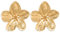 DOPENSPI Goldene Blumen Ohrringe, Statement Ohrringe für Frauen, Goldener Blumenohrring, Trendiger Ohrstecker Schmuck, Geburtstagsgeschenk für Mädchen und Frauen(Einzelne Blume)