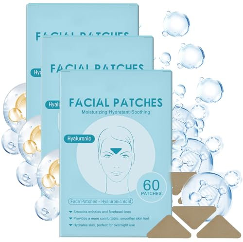 Zornesfalten Pflaster, mit Hyaluron, Facial Patches Minderung von Zornesfalten, Anti Falten Pflaster (180stück)