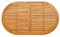vidaXL Tischplatte 120x70x2,2 cm ovale Massivholz Akazie