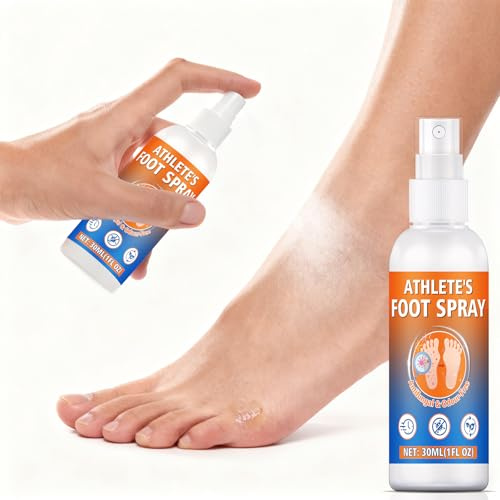 Athletes Foot Spray, Antifungal Foots Spray 30ml, Athlete's Foot Treatment, Smelly Feet Relief, Odor Control and Shoe Sanitizer