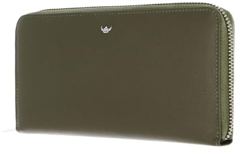 Golden Head Leder Geldbörse Madrid RFID Protect RV-Damenbörse 2822 Oliv olivgrün