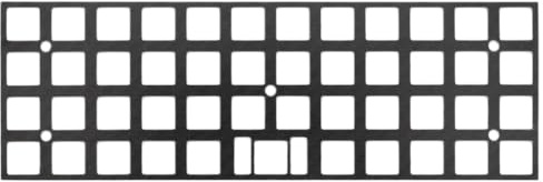 RBoand Carbon Fiber Plate 40 Percent Custom Mechanical Keyboard Compatible With JJ40 BM40 MX Edition