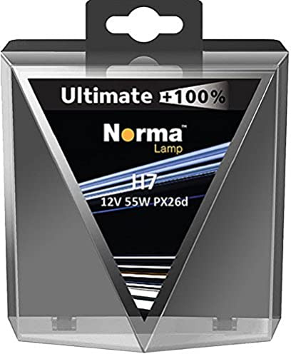 Norma 213607-302 H7 Halogen Scheinwerferlampe Twin Box Ultimate mit 100 Prozent 12 V 55 W PX26d