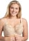 Miss Mary of Sweden Jacquard & Lace Womens Underwired Bra with Side Support Beige