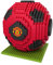 FOCO BRXLZ Manchester United FC Football Premier League Championship Logo Team Building Set 3D Construction Toy