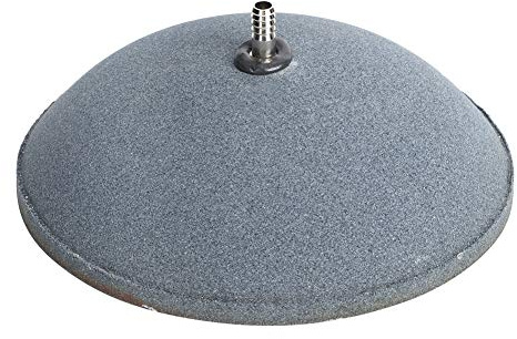 Aquarium Air Stone gesinterte Aquarium Hydroponics Bubble Diffusor Round Pond Bubble Steinscheibe Airstone Diffusor Platte (12cm)