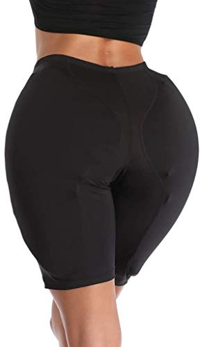 G&F Crossdresser Po Hip Enhancer Gepolsterter Shaper Höschen Pads Fake Ass Enhancer Unterwäsche (Color : Black, Size : XXXL)