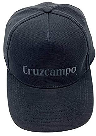 Soricastel Gorra Cruzcampo Classic Brand Black Kappe, Schwarz, Einheitsgröße