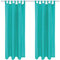 Bestlivings Blickdichte Gardine Alessia 2er Pack in Türkis mit Schlaufen Gr. 140x175cm (BxL), in vielen Größen und Farben