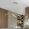 LED Pendelleuchte Esstisch Modern Hängelampe Dimmbar Esszimmerlampe mit Fernbedienung im Wellenförmig Design 100 CM Höhenverstellbar Wohnzimmerlampe für Wohnzimmer Esszimmer Schlafzimmer, Chrom