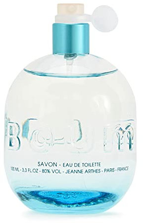 JEANNE ARTHES - Eau de Parfum Femme Boum Savon - Floral & Frais - Rose et Jasmin - Fabriqué en France à Grasse - Cadeau Femme - Flacon Vaporisateur 100 ml