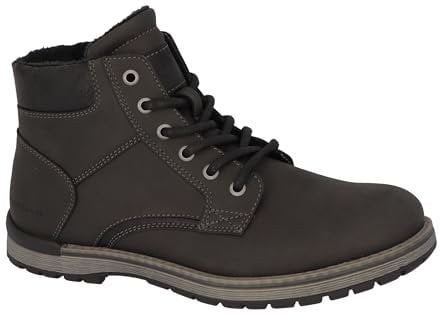 Tom Tailor Herren 6380430001 Mode-Stiefel, Black, 44 EU