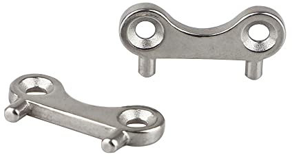 tooloflife 2Pcs Marine Boat Gas Cap Keys Heavy Duty Boat Tank Deck Filler Spare Key, 316 Stainless Steel Fuel Tank Deck Replacement Plate Tool