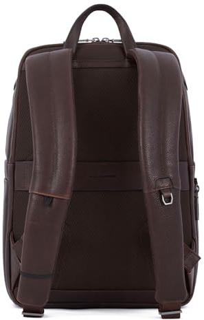 PIQUADRO, Computer and iPad© backpack with pockets for Air, TESTA DI MORO