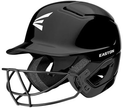 Easton | ALPHA 3.0 Batting Helmet with Facemask | Baseball / Fastpitch Softball | Large/X-Large | Black