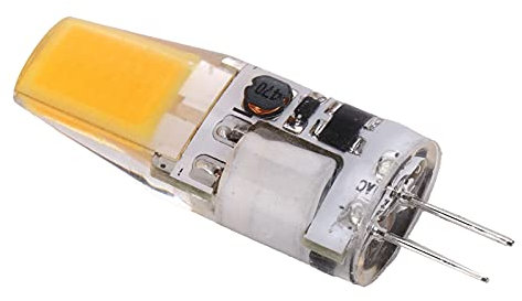 G4-LED-Glühbirne 12 V, 5 W, T3-JC-Typ-Bi-Pin-Sockel, Warmweiß 3000 K, G4-Glühbirne, 600 Lm, Silikon-Kronleuchter-Deckenlampe, Glühbirne, AC/DC, 12 V, 4,2 X 1,3 Cm(A110)