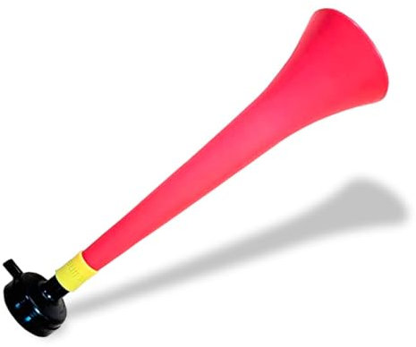 FUN FAN LINE Packung mit 30 personalisierbaren Vuvuzel-Trompeten – Sie können bis zu 3 Farben in Mundstück, Ring und Körper kombinieren – Fußball, Konzerte und Sportveranstaltungen – 108 dB Lärm