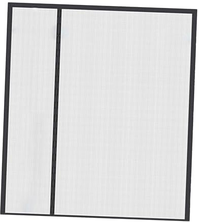 Zanzariera con chiusura magnetica, 188 x 205,7 cm, per porte francesi e scorrevoli, rete per porta scorrevole anteriore e patio