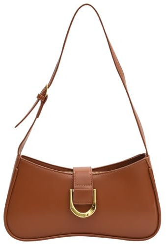TIAASTAP kleine Handtasche Damen Hobo Tasche Y2K Women' Shoulder Bag PU Leder Schultertasche Vintage Tote Bag Aesthetic Umhängetasche Handbags Must Haves Clean Girl Stuff