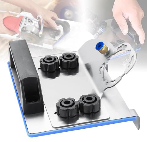 Angle Grinder Stand for Tile 45° Chamfer Grinder Cutting 45 Degree Angle Tile Grinding Fixed Holder Grind Sturdy Stand Tool Metal Tile Cutting Bracket Chamfering Stand Tool for 100-Type Angle Grinders