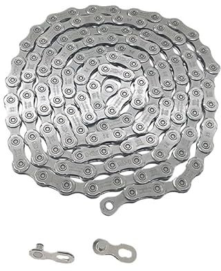 LSHIJI Fahrradkette CN-M6100 12-Gang - HG - MTB-Kette Mountainbike Fahrrad 12s Strom mit Quick LINK 116L 118L 120L 122L 124L 126L Fahrrad Kette(M6100 122L)