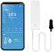 Thermomètre hygromètre intelligent, capteur de température WiFi avec sonde externe, thermomètre de fonction météo, hygromètre, pour congélateur, aquarium, alarme d'application, moniteur à distance,