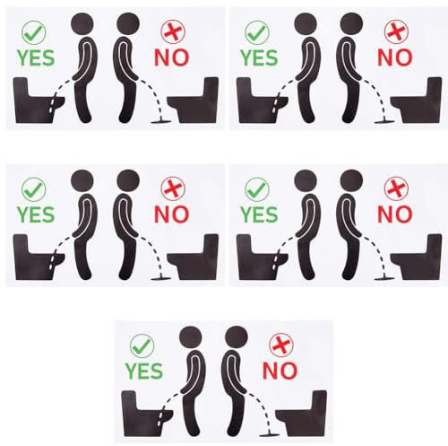 GORGECRAFT 5 Stück Toiletten Zielaufkleber Töpfchentraining Toiletten Pipi Zielaufkleber Abnehmbar Selbstklebend Schwarz Wasserdicht Stoßstangenaufkleber Für Toilette Urinal Badezimmer Dekorative Wand