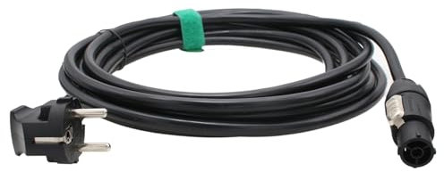 HangTon Cable de alimentación de CA para Aputure Storm 1200x, LS 1200d 600d 600x 600c Pro, 300x C300d C120d II, Nova P600c P300 Light, Neutrik PowerCON 100-240V entrada 10m