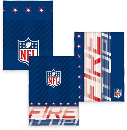 Herding Geschirrtuch 3er-Set NFL, ca. 50 x 70 cm, Football-Design, Geschirrtücher, 100% Baumwolle