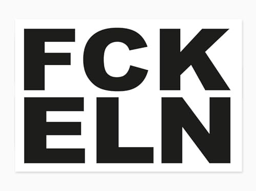 Autoaufkleber FCK Elon Aufkleber Auto PKW Sticker Waschanlagenfest Wetterfest