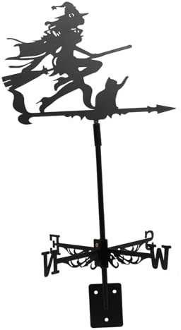 DIKACA 1Stück Wetterfahne Dekorative Wetterfahne Für Garten Wetterfestes Und UV Beständiges Design Stilvolles Dachfirst Ornament Für Außenbereich Zufällige Designs