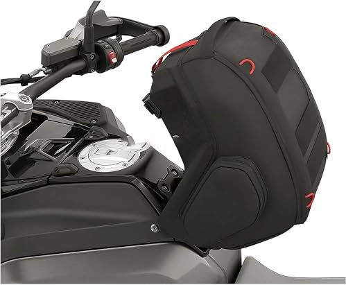 Für BMW R1300GS Adventure 2024-2025 Spezielle, vollständig wasserdichte 12-Liter-Kraftstofftank-Fronttasche aus Nylon, verschleißfeste Aufbewahrungstasche für Reisewerkzeuge, tragbares schwarzes Motor