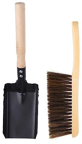 Il set di pulizia include una pala per carbone e una spazzola per la pulizia del focolare