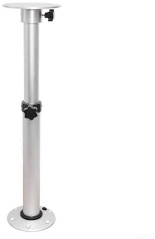 Gambe telescopiche regolabili per tavolo per camper e roulotte con struttura in lega di alluminio e altezza regolabile da 475 a 760 mm per un montaggio sicuro