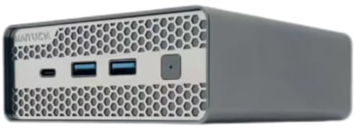 HKUXZR Firewall Appliance Mini PC, M1S Inter N150 NAS Host Soft Route, 4 core e 4 thread, 2* Intel i226-V 2.5G, 1* DDR5 4800MHz Max 48GB, supporta fino a 4* M.2 (PCIE3.0 × 1) Nvme 2280 (senza RAM SSD)
