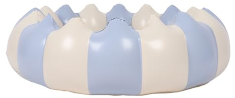 Rushbom Piccola Piscina Gonfiabile con Palline per Bambini Piscina da Gioco Gonfiabile per Bambini, Piscina per Bambini Piscina Gonfiabile per Bambini in PVC Portatile con Palla (Blu a strisce)