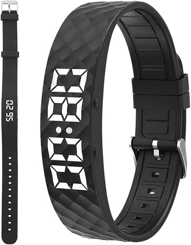 CEWROM Vibratime Vibrationsalarm Uhr, Vibrationswecker Armband, Portable Wecker Armband -Up to 8 Alarms per Day, Wecker Laut für Tiefschläfer, Valentinstag Geburtstag Geschenke für Kinder Erwachsene