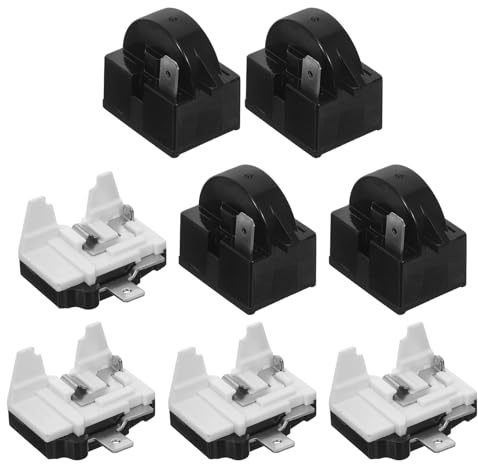 HOMOCONO Relais de Démarrage Ptc Facile à Installer Haute Efficacité Protecteur de Surcharge Thermique pour Compresseur de Réfrigérateur Adapté aux Mini-frigos et Réfrigérateurs