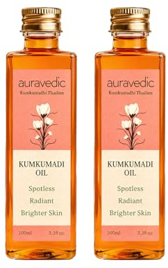 Auravedic Kumkumadi Oil, 100ml (Pack of 2)