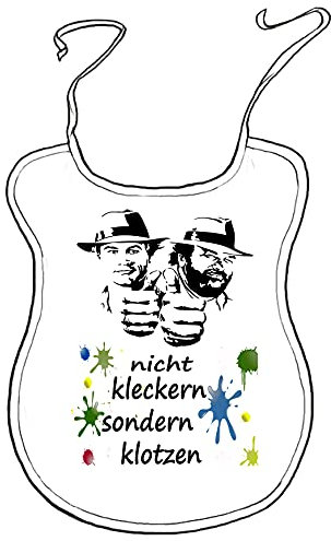 Kleckerlatz Latz für Erwachsene lustig nicht kleckern sondern klotzen Baby-Lätzchen