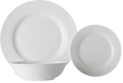 Maxwell & Williams White Basics 12 Piece Rim Dinner Set (FX0142)