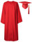 GraduatePro Toge Diplome 2022 Graduation Hat Cap and Gown University Costume American Adult Secondary School Master Woman Men 12 Farben, Red