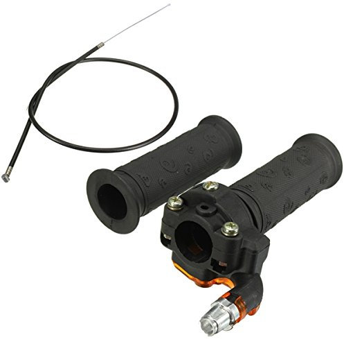 JenNiFer Twist Throttle Accélérateur Poignées & Cable pour ATV Quad Dirt Pit Bike 90/110/125Cc