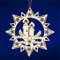 SIKORA BS-LS Traditionelle Filigrane Christbaumschmuck Holzanhänger aus nachhaltiger Herstellung - 28 Modelle wählbar, Modell:M4 Mehrzackstern Kerzen D 8.8cm