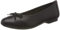 Jana Damen Ballerinas aus Kunstleder Elegant Weite H Mehrweite, Schwarz 3 (Schwarz), 38 EU