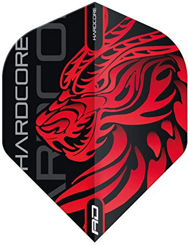 RED DRAGON Hardcore Jonny Clayton Dragon Dart Flights - 3 Sets Per Pack (9 Dart Flights in total)