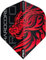 RED DRAGON Hardcore Jonny Clayton Dragon Dart Flights - 3 Sets Per Pack (9 Dart Flights in total)
