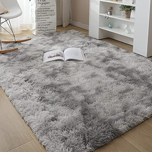 BOLUXIU Teppich Wohnzimmer Teppich- Moderne, Flauschige und zottelige Teppiche für Wohnzimmer, Esszimmer, Kinderzimmer, Schlafzimmer Größen